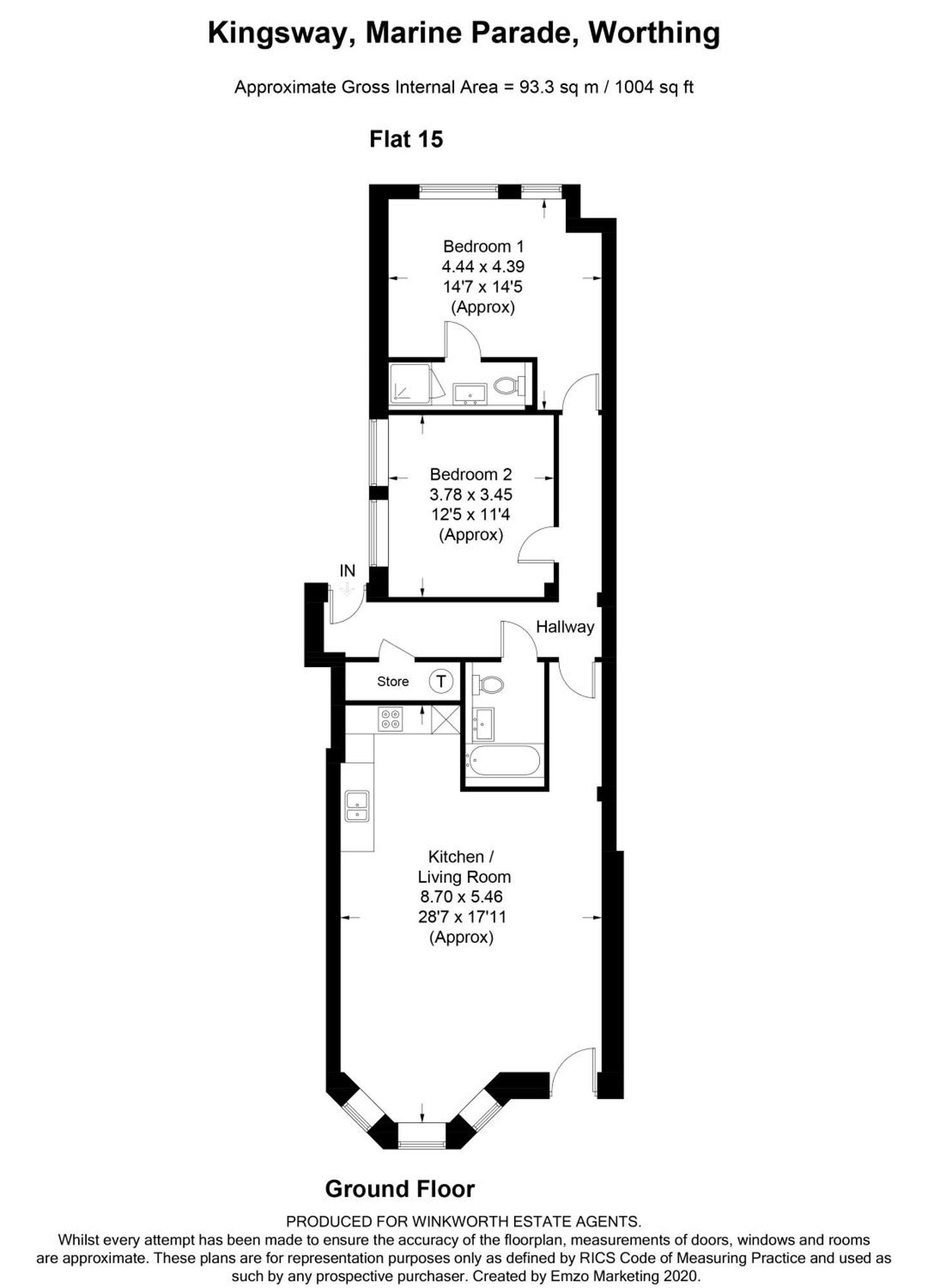 Stunning 2 Bed Apartment Sea Views And Parking Worthing Buitenkant foto